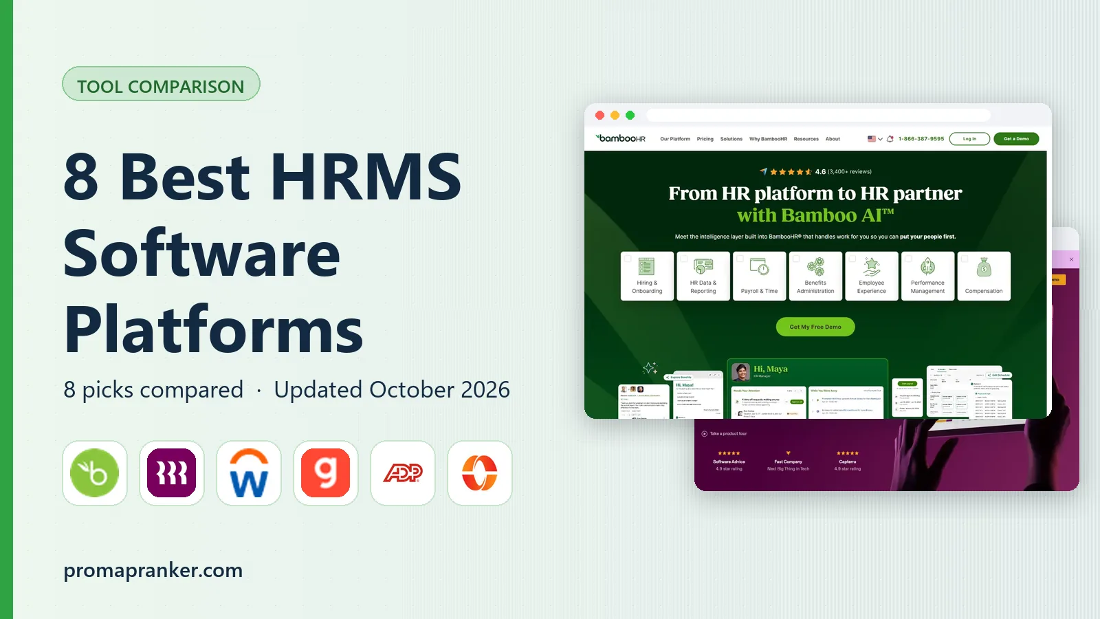 8 Best HRMS Software Platforms for 2026
