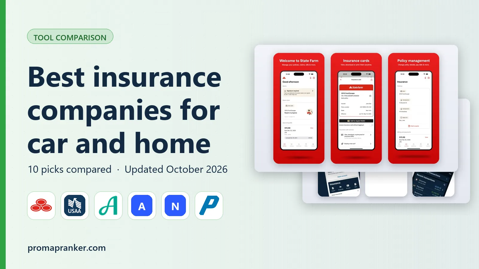 Best insurance companies for car and home in 2026