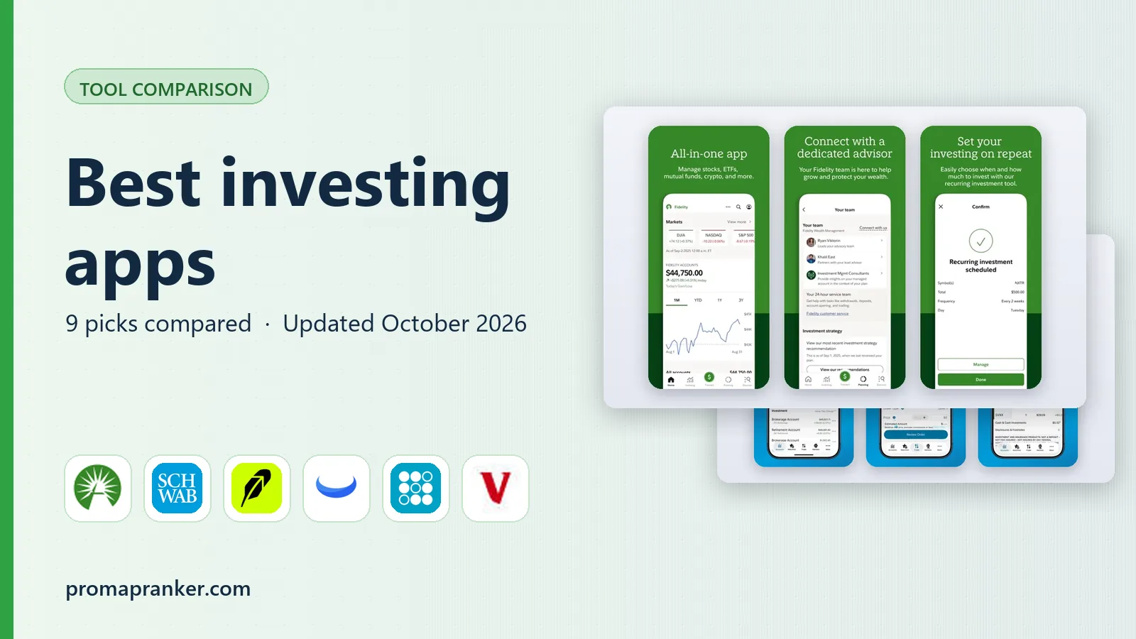 Best investing apps in 2026: 9 apps compared