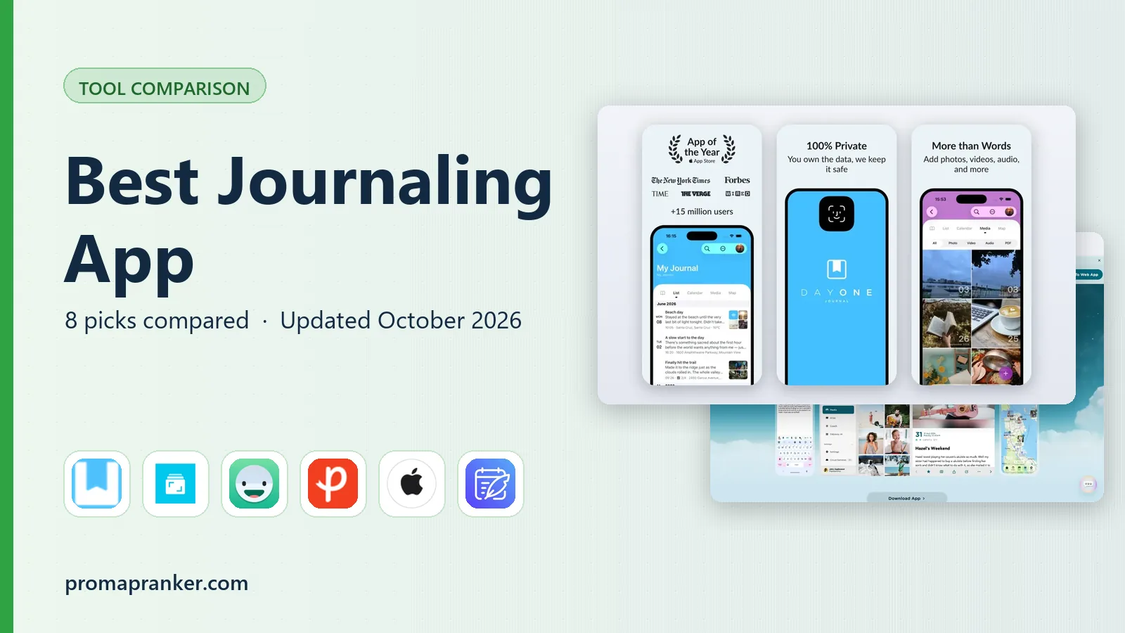 Best Journaling App in 2026: 8 Apps Compared