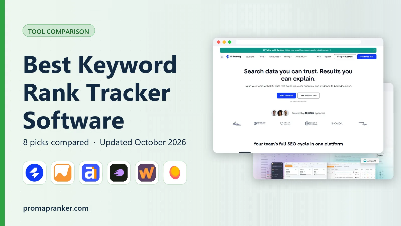 Best Keyword Rank Tracker Software in 2026