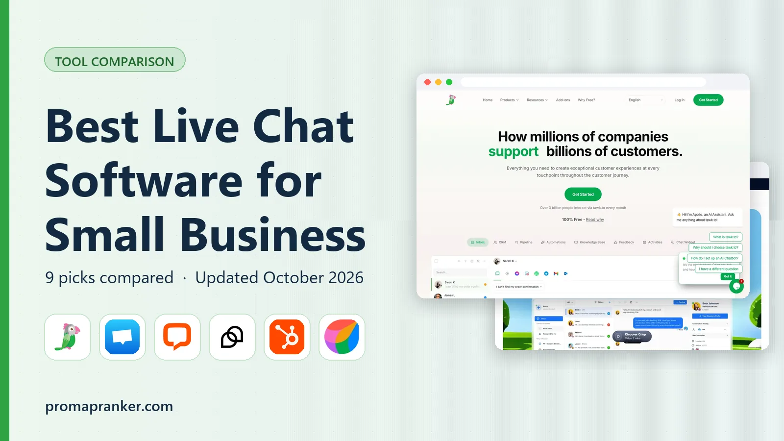 Best Live Chat Software for Small Business in 2026