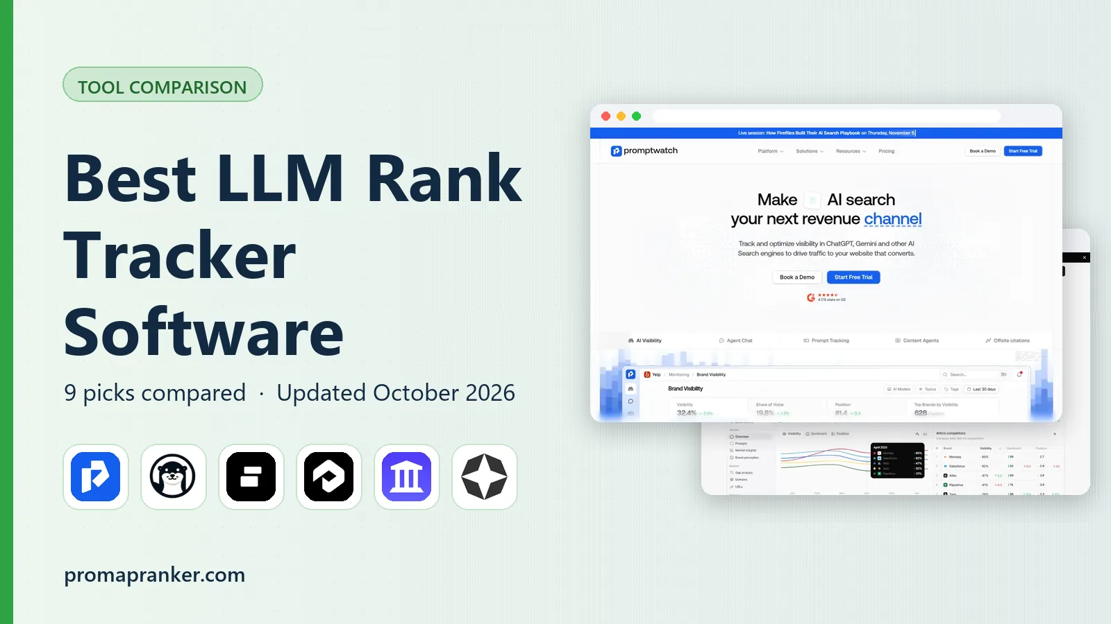 Best LLM Rank Tracker Software in 2026