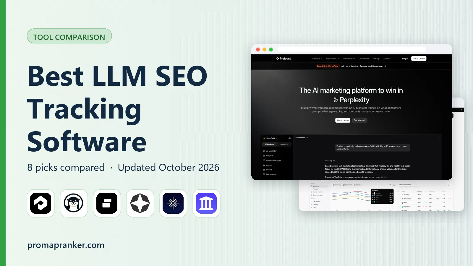 Best LLM SEO Tracking Software in 2026