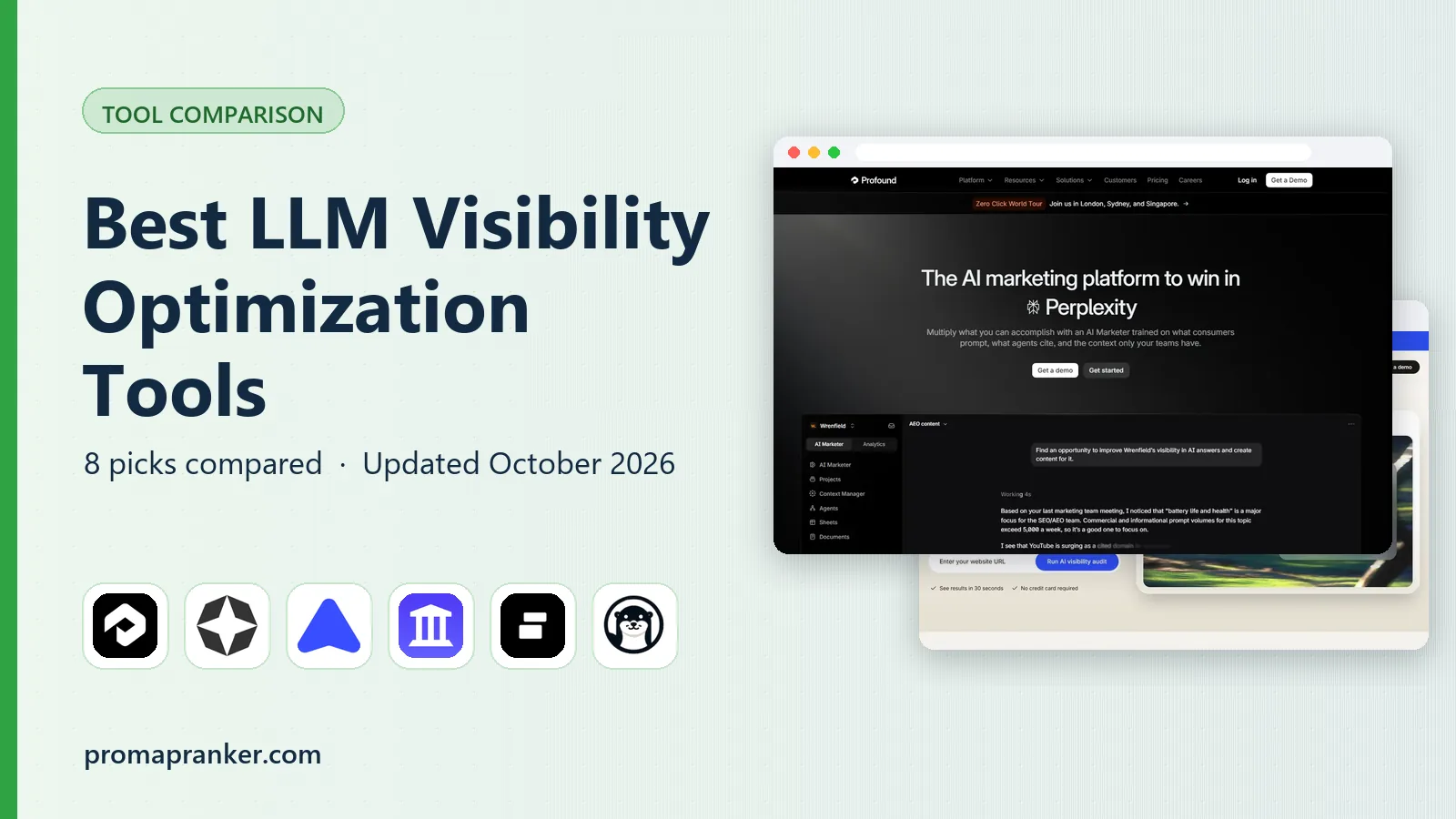 Best LLM Visibility Optimization Tools in 2026