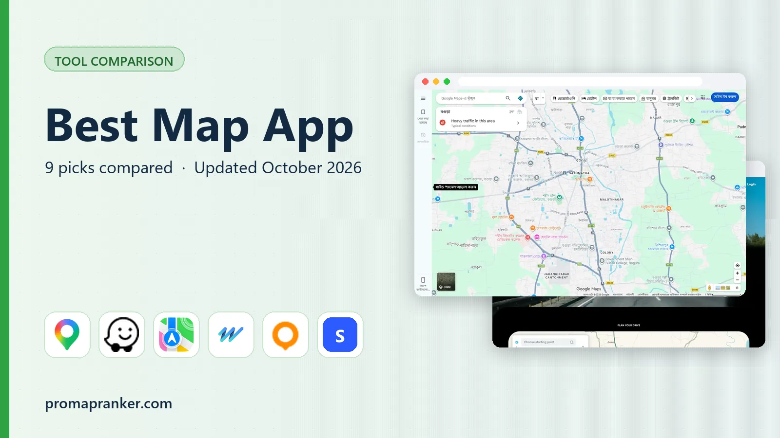 Best Map App in 2026: 9 Apps Compared