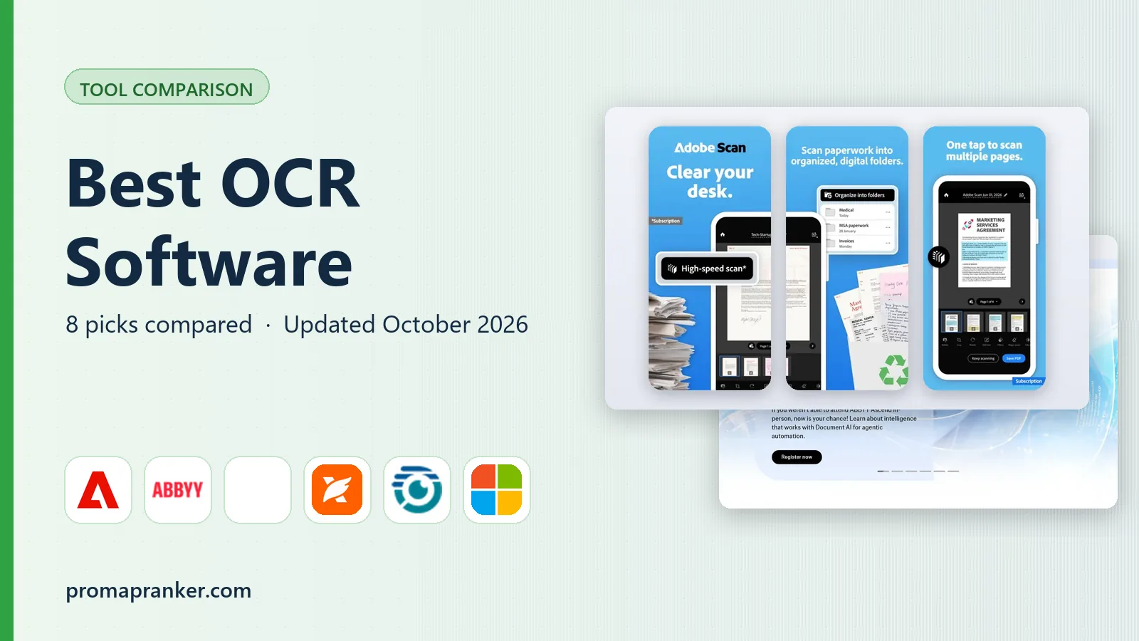 Best OCR Software in 2026: 8 Tools Compared