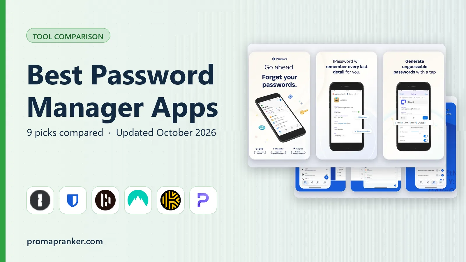 Best Password Manager Apps in 2026