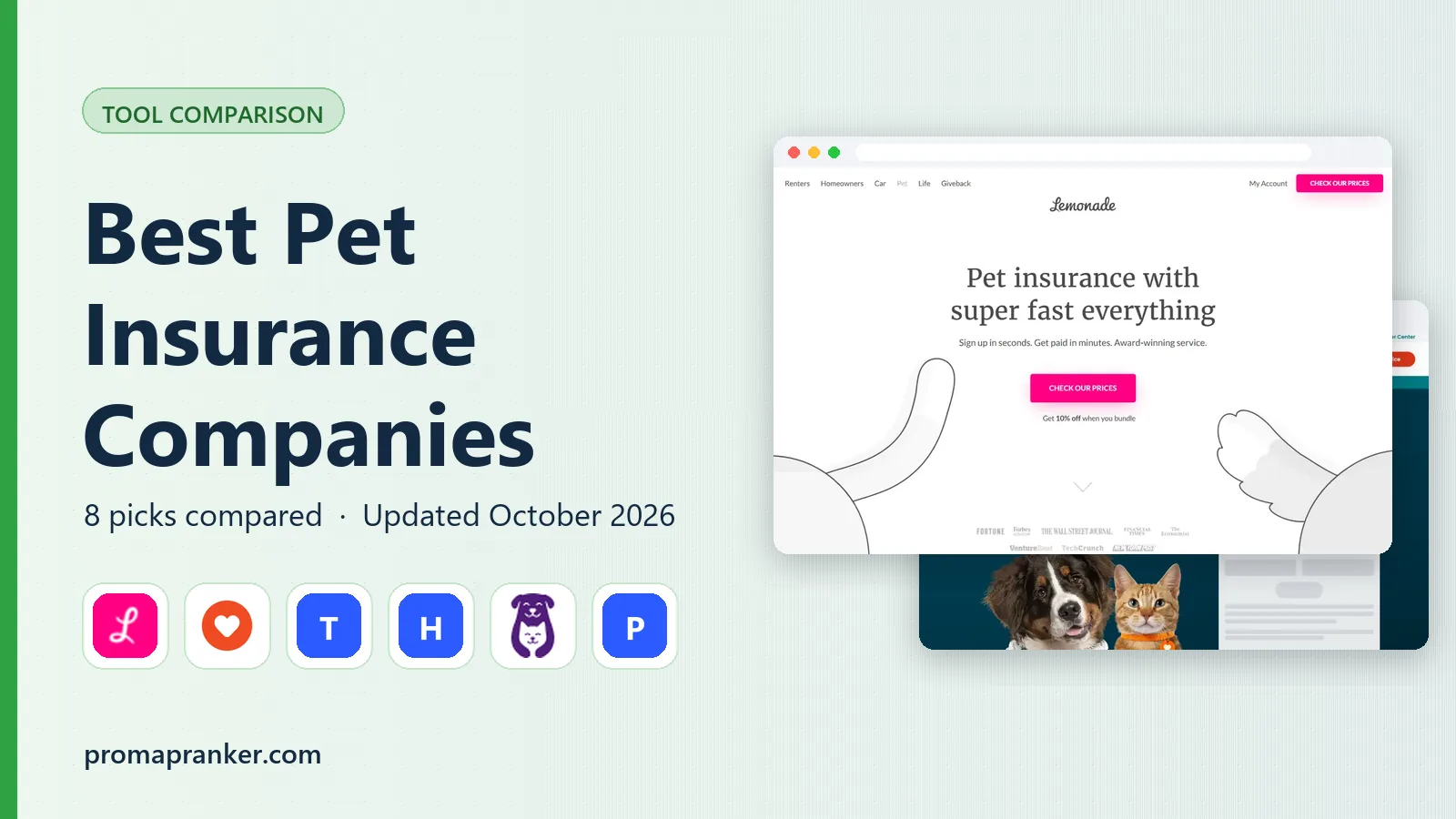 Best Pet Insurance Companies in 2026