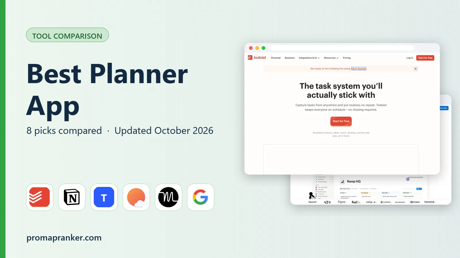 Best Planner App in 2026: 8 Apps Compared