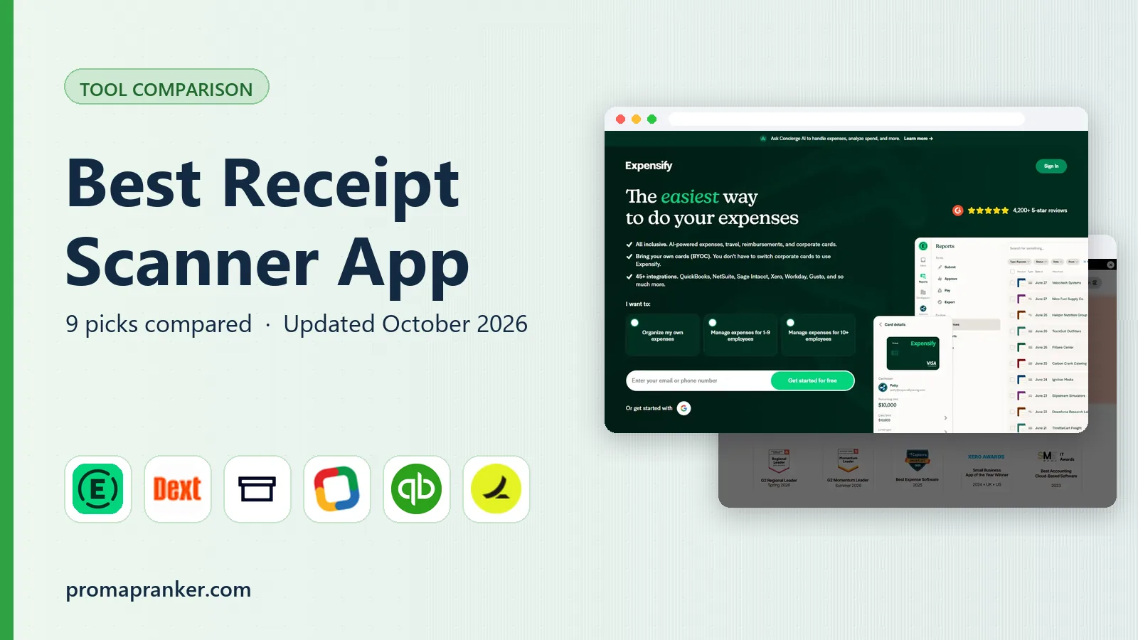 Best Receipt Scanner App in 2026