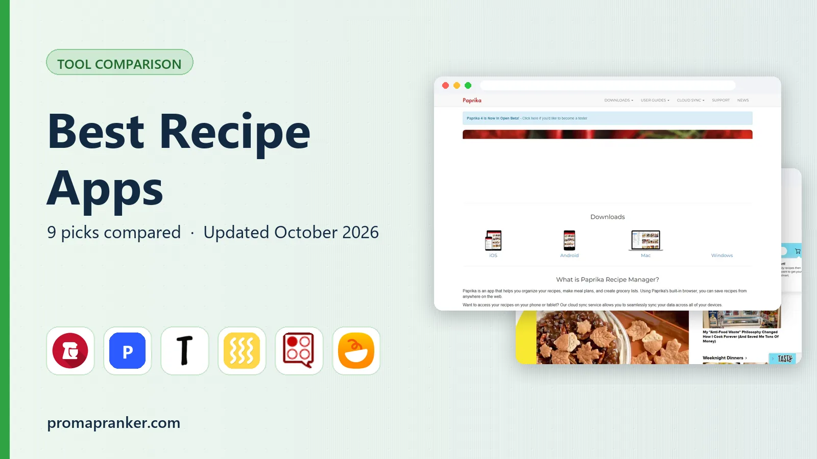 Best Recipe Apps in 2026: 9 Apps Compared