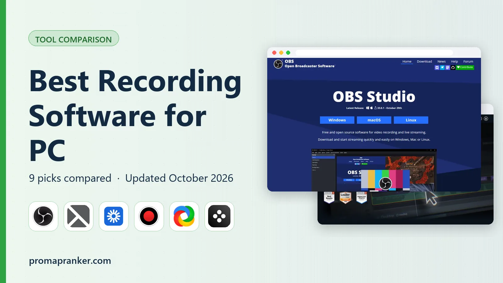 Best Recording Software for PC in 2026