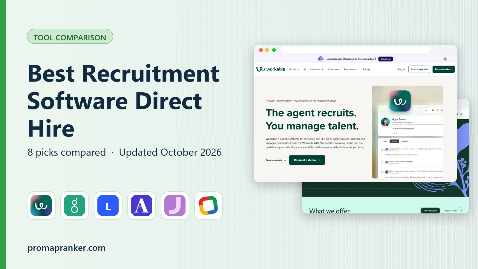 Best Recruitment Software Direct Hire in 2026