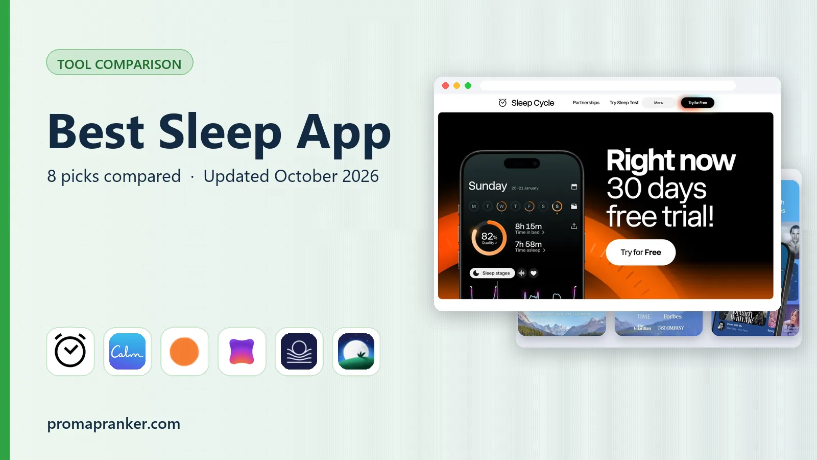 Best Sleep App in 2026: 8 Apps Compared