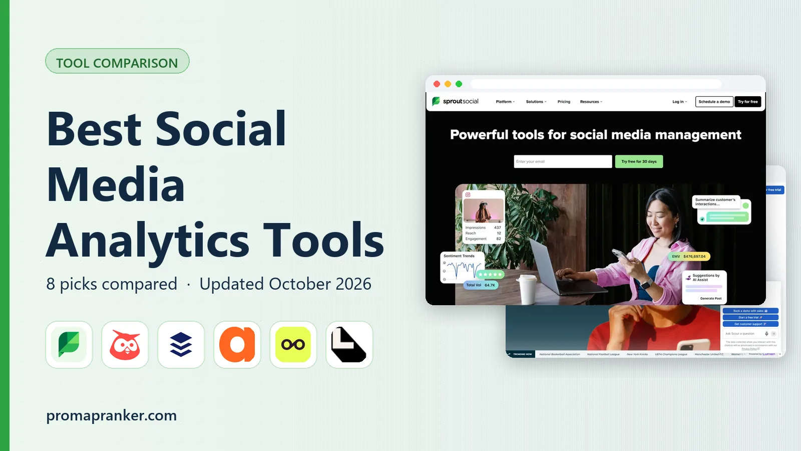 Best Social Media Analytics Tools in 2026