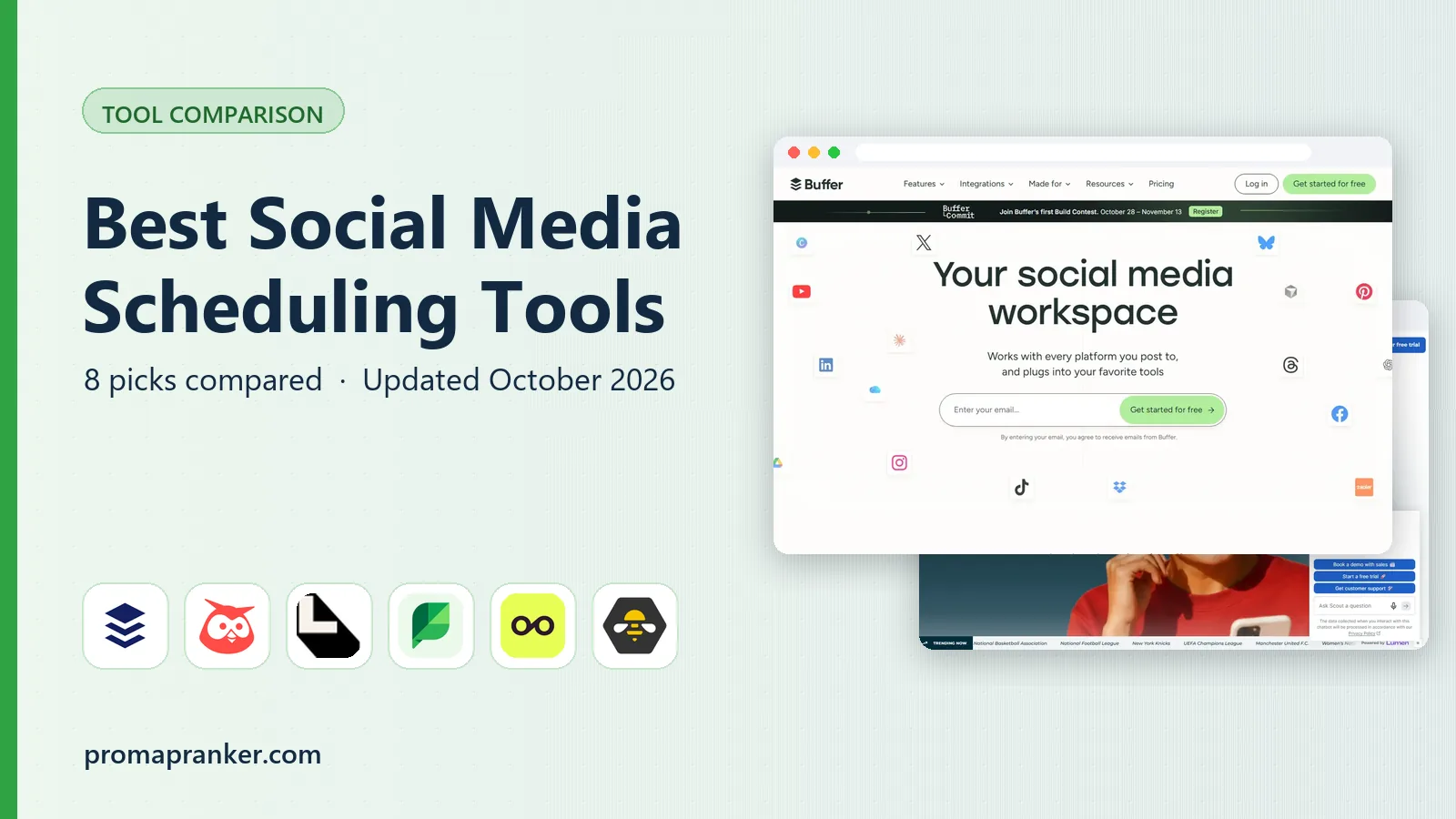 Best Social Media Scheduling Tools in 2026