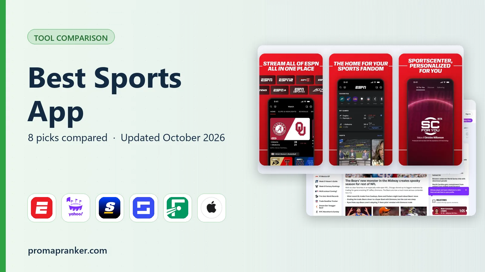 Best Sports App in 2026: 8 Apps Compared