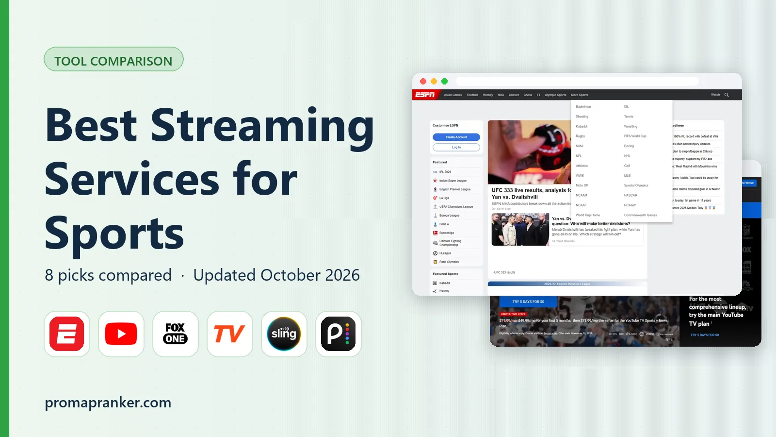 Best Streaming Services for Sports in 2026: 8 Options Compared