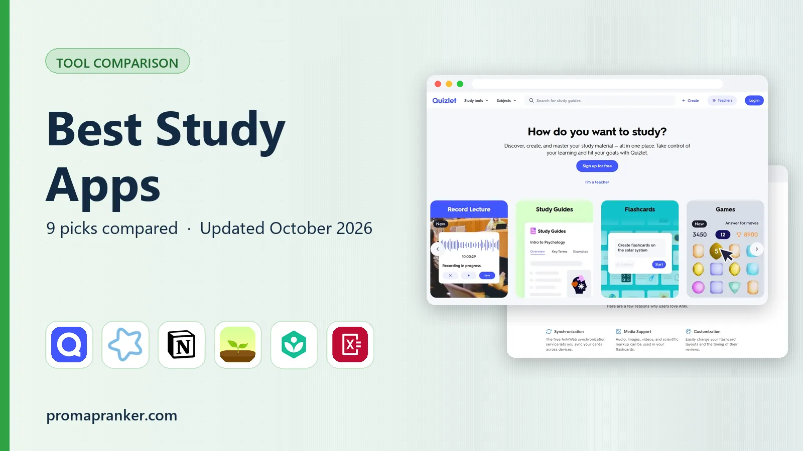 Best Study Apps in 2026: 9 Apps Compared