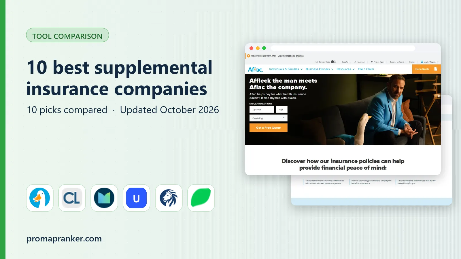 10 best supplemental insurance companies in 2026