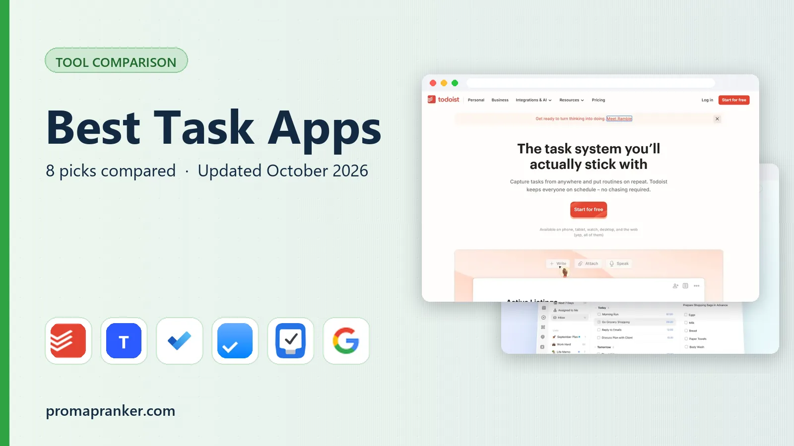 Best Task Apps in 2026: 8 Apps Compared
