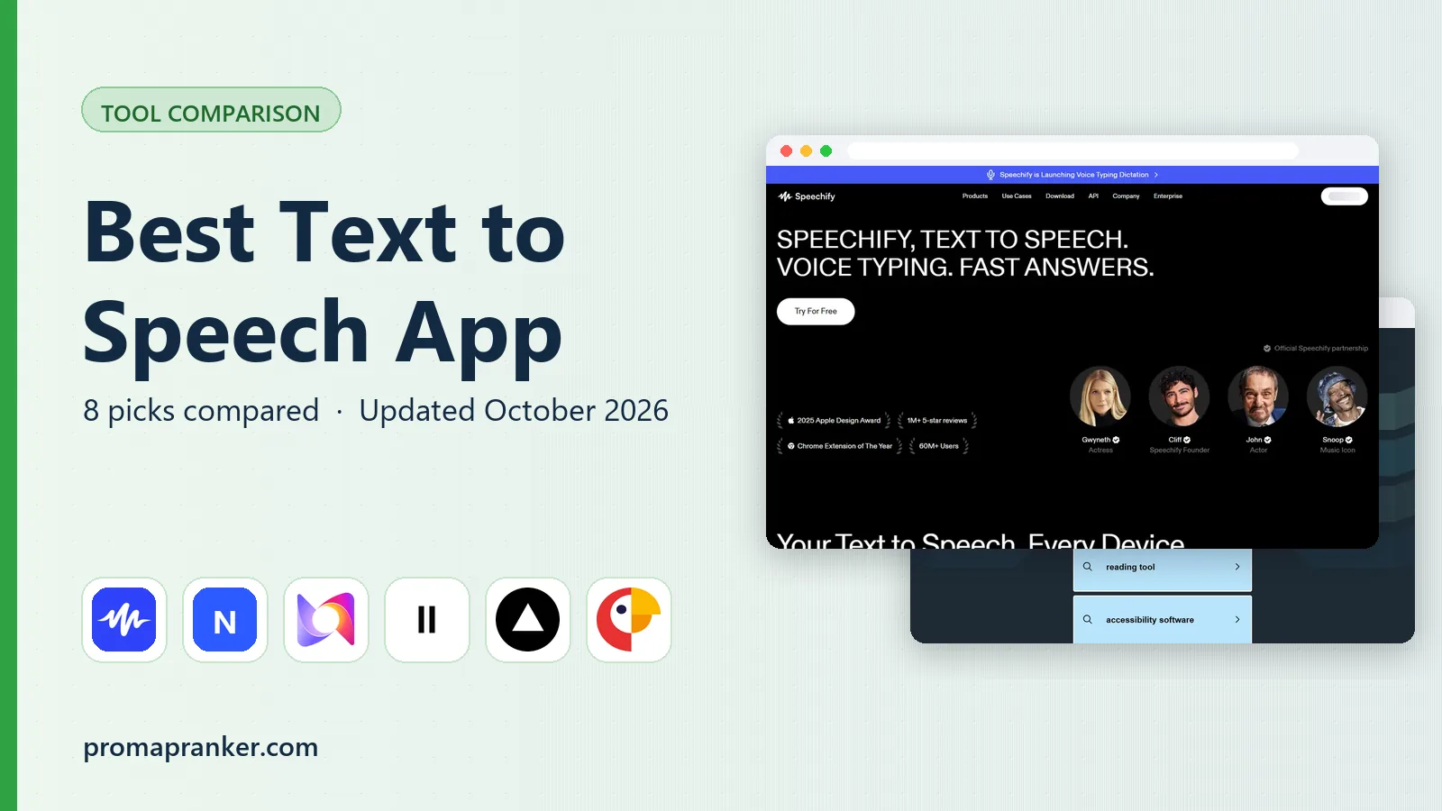 Best Text to Speech App in 2026