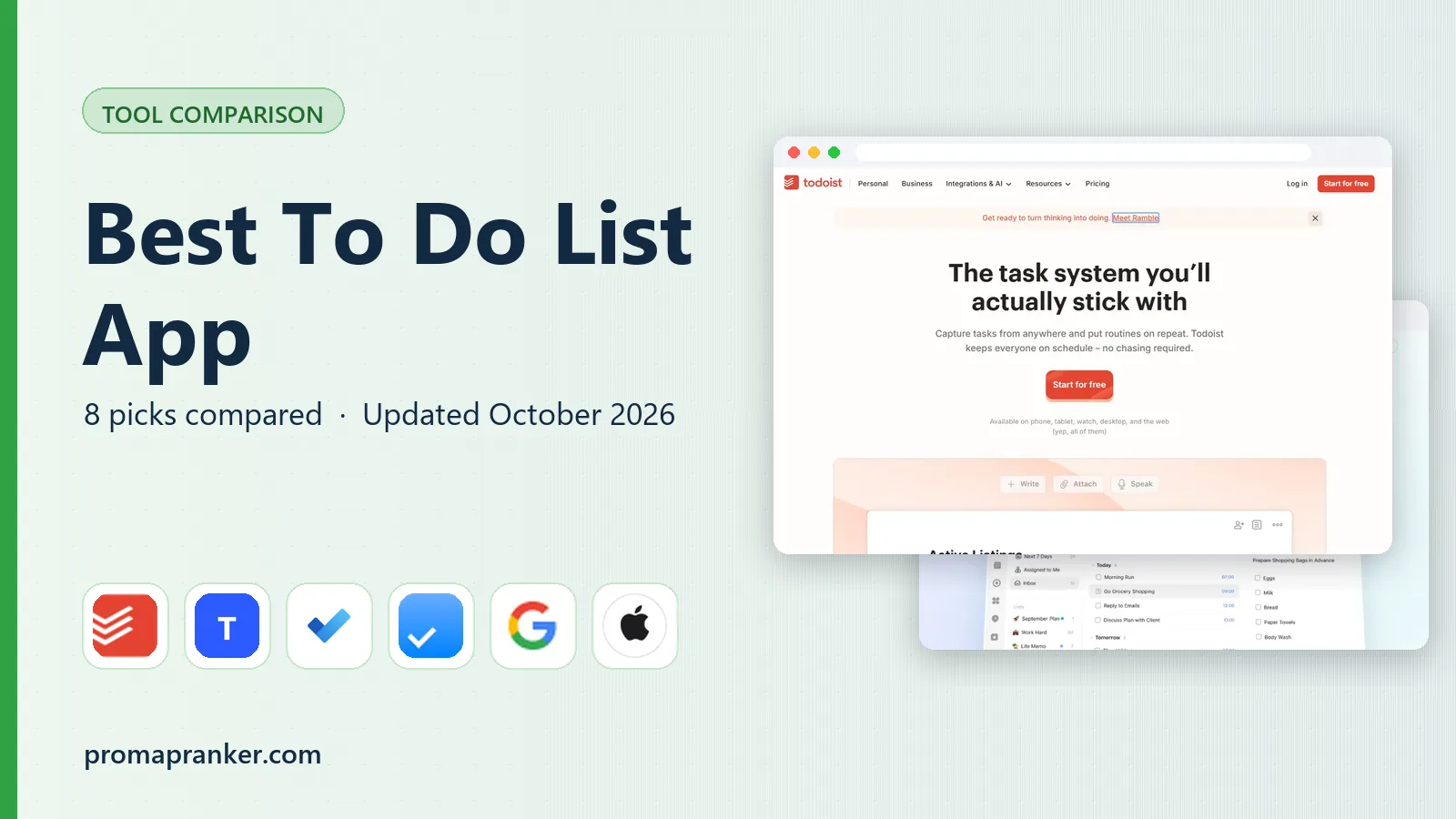 Best To Do List App in 2026: 8 Apps Compared
