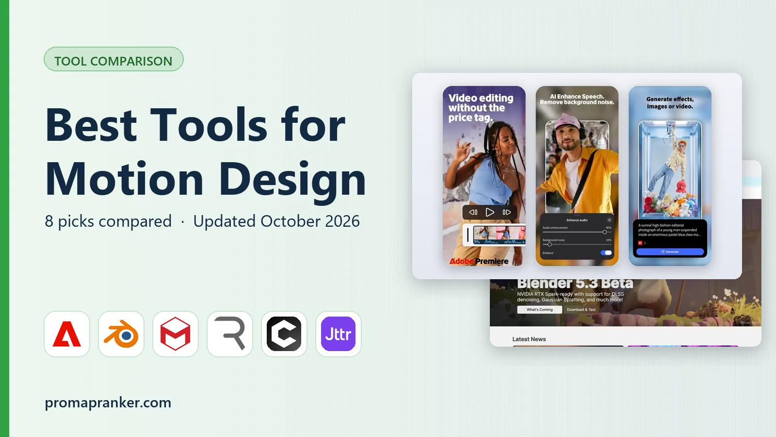 Best Tools for Motion Design in 2026