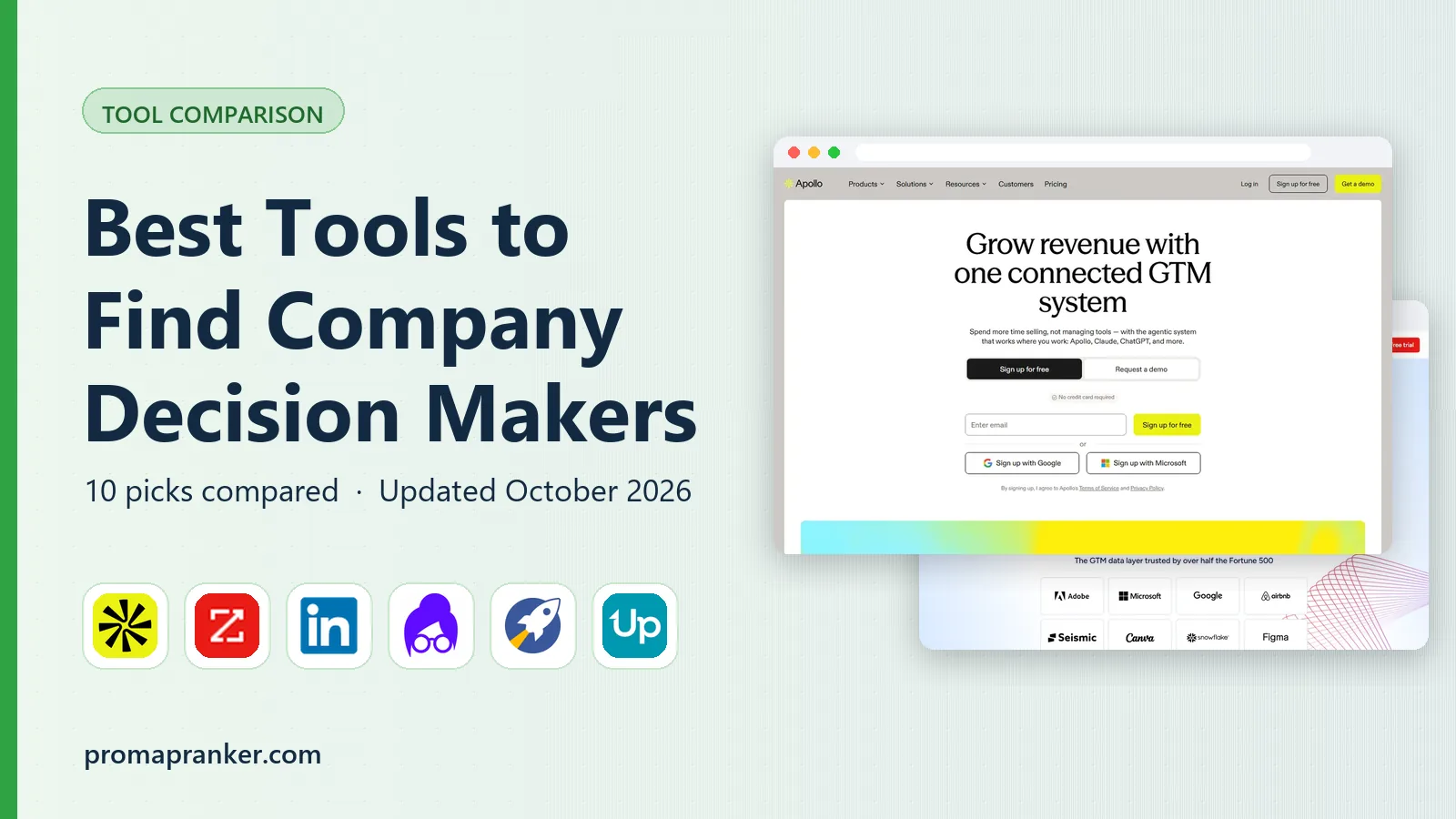 Best Tools to Find Company Decision Makers in 2026