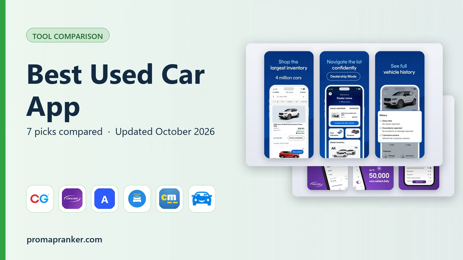 Best Used Car App in 2026: 7 Apps Compared