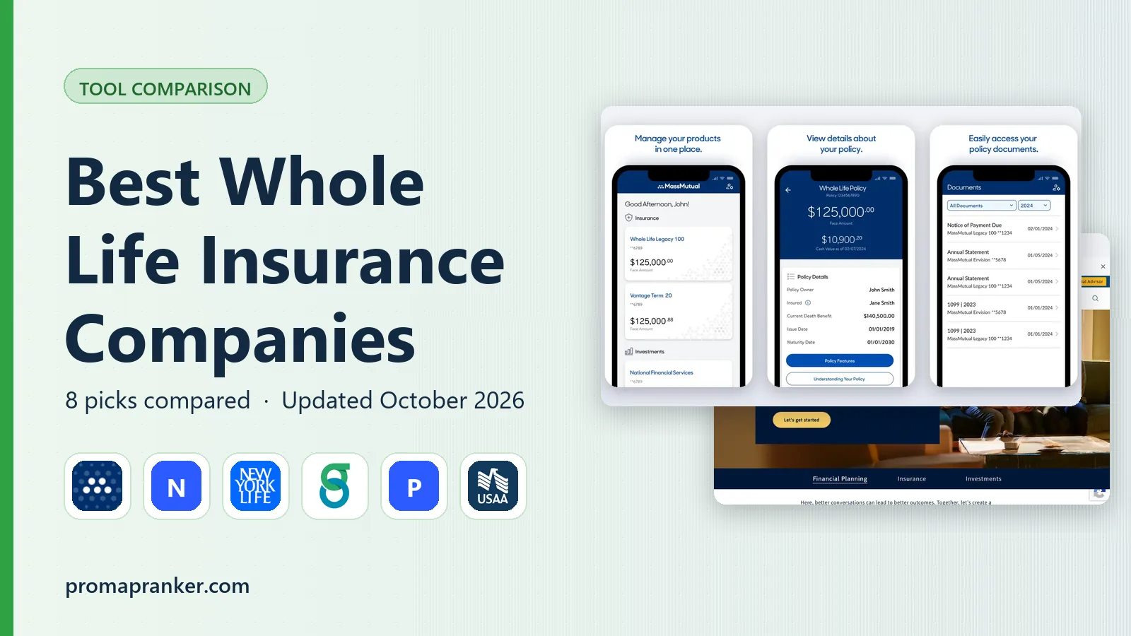 Best Whole Life Insurance Companies in 2026