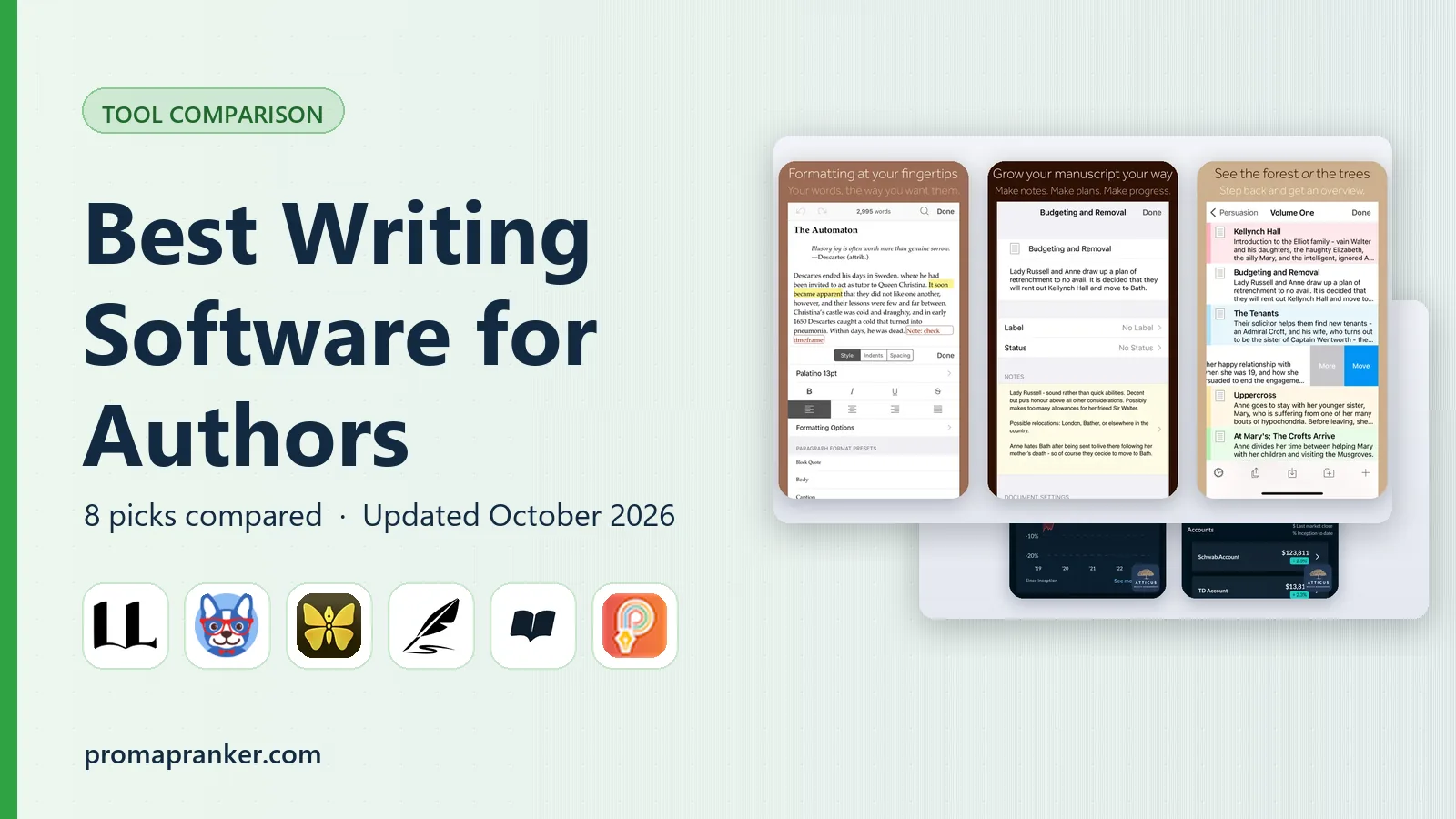 Best Writing Software for Authors in 2026