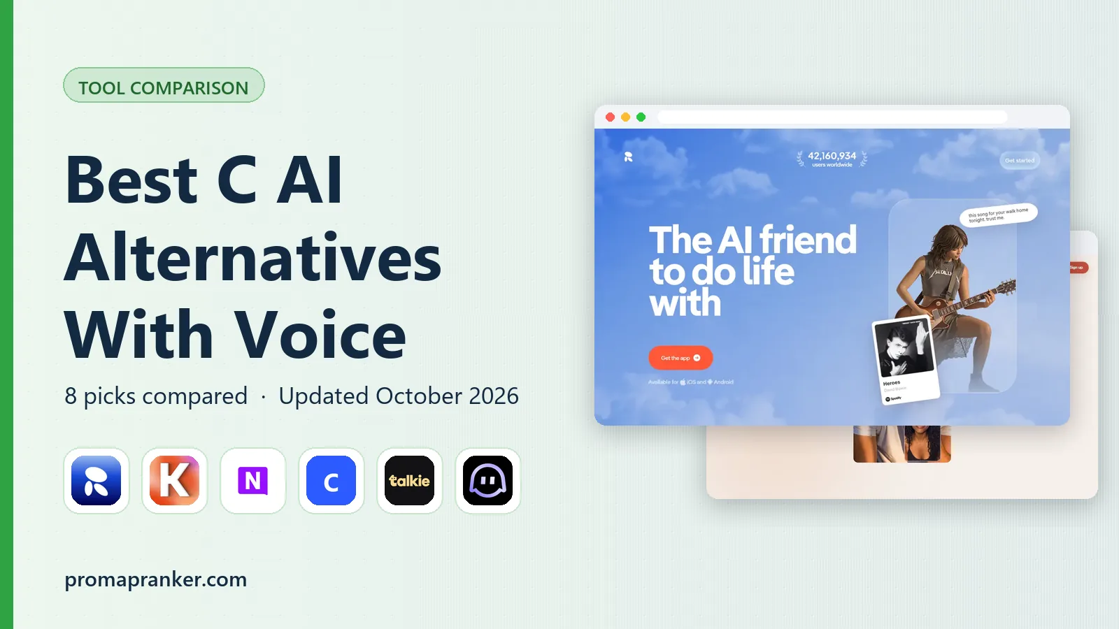 Best C AI Alternatives With Voice in 2026
