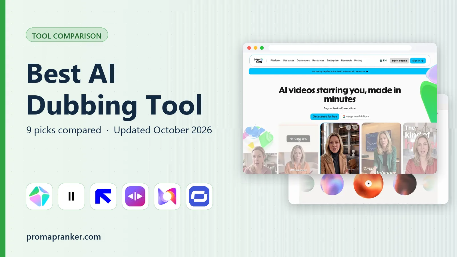 Best AI Dubbing Tool in 2026