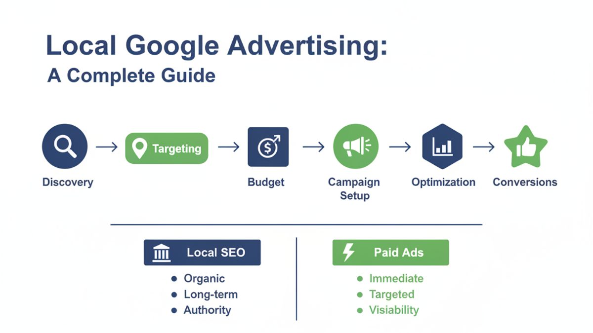 Local Google Advertising: A Complete Guide infographic