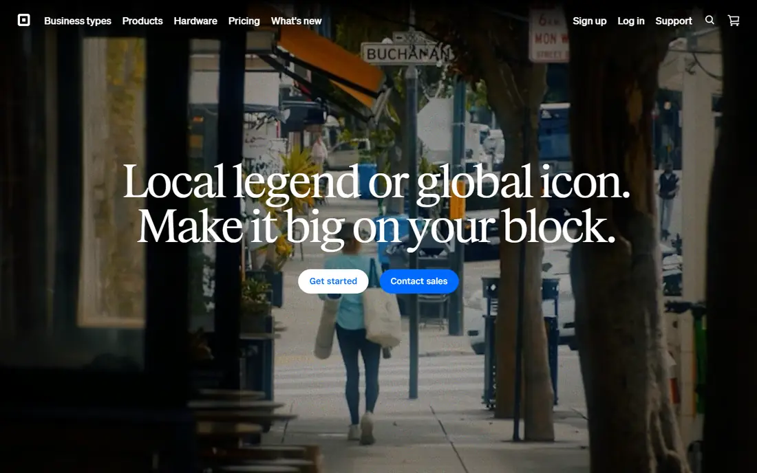 Square website