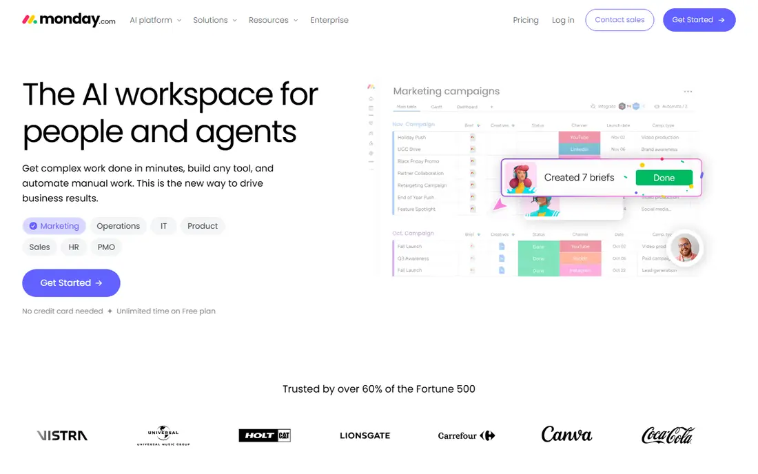 monday.com website