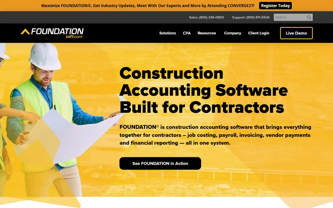 Foundation Software website