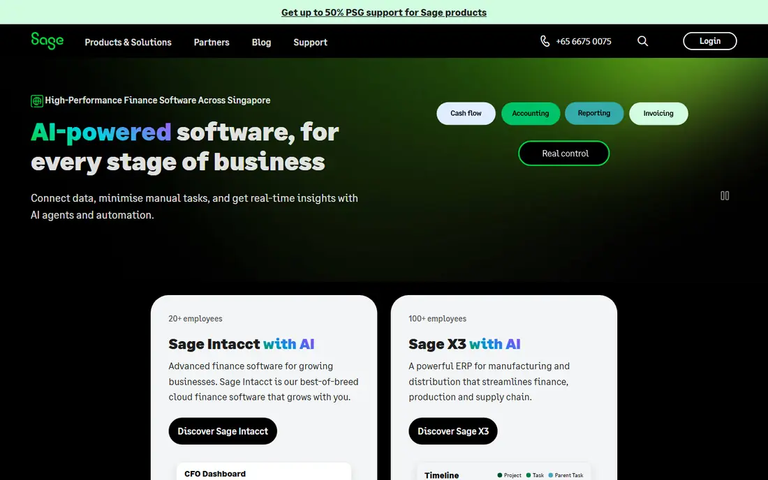 Sage 100 Contractor website