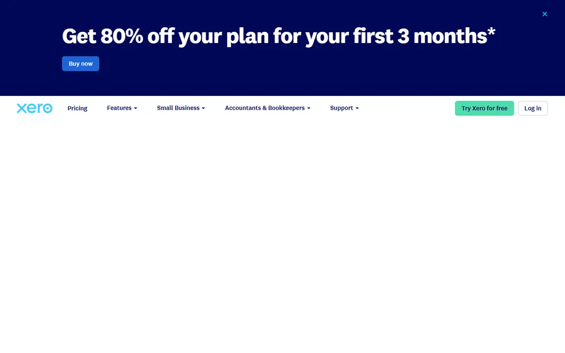 Xero website