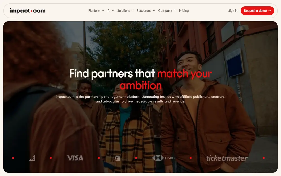 impact.com website