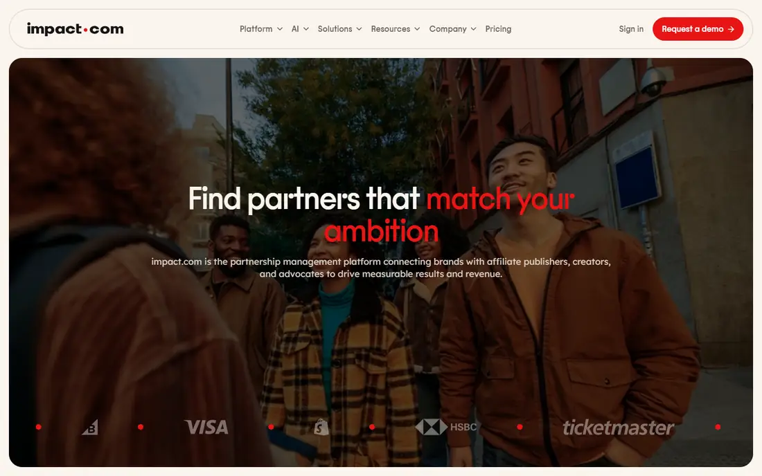 impact.com website