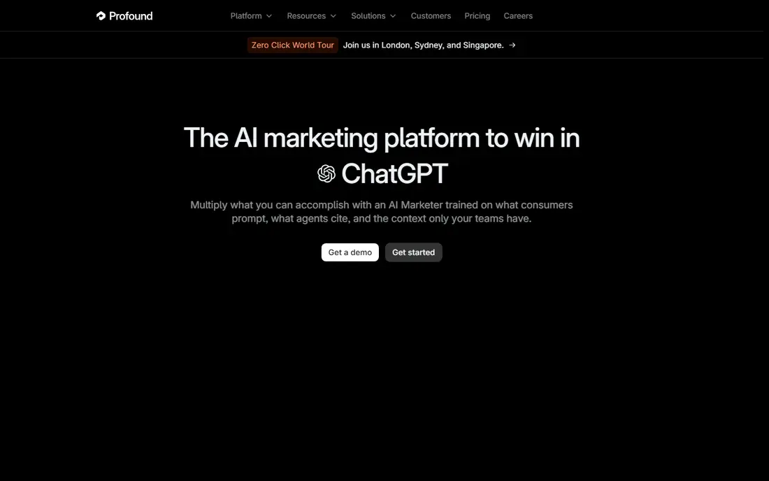Profound website