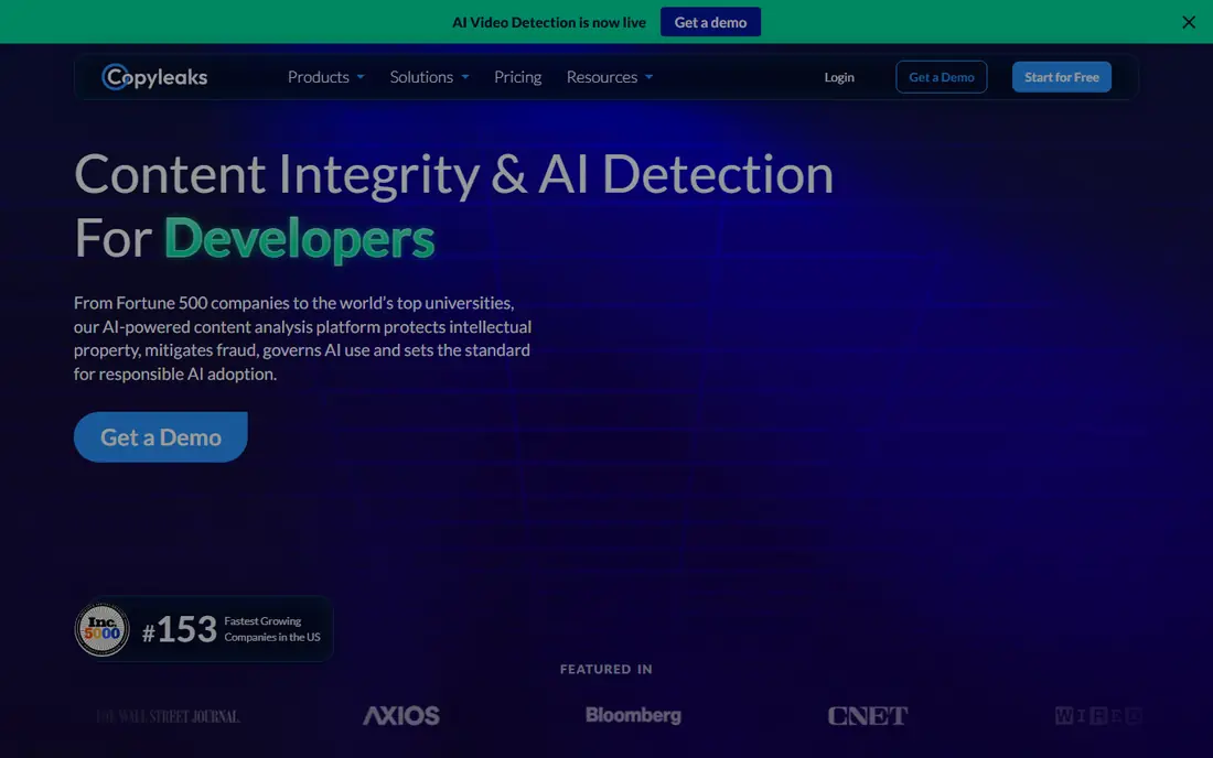 Copyleaks website