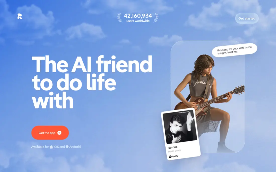 Replika website