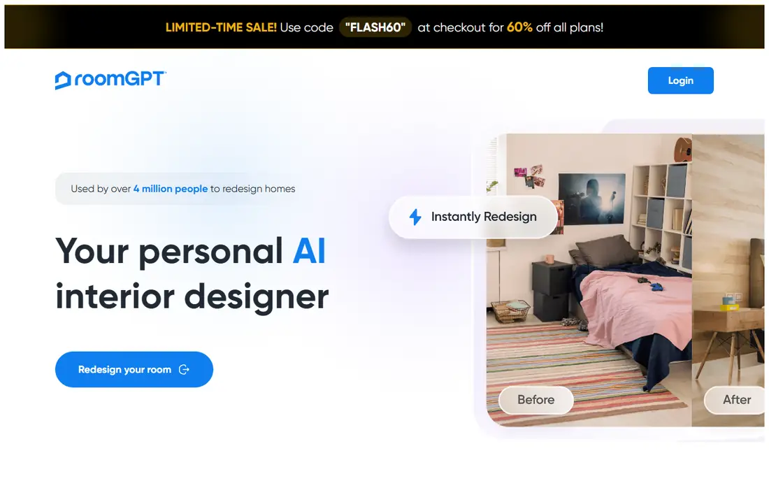RoomGPT website