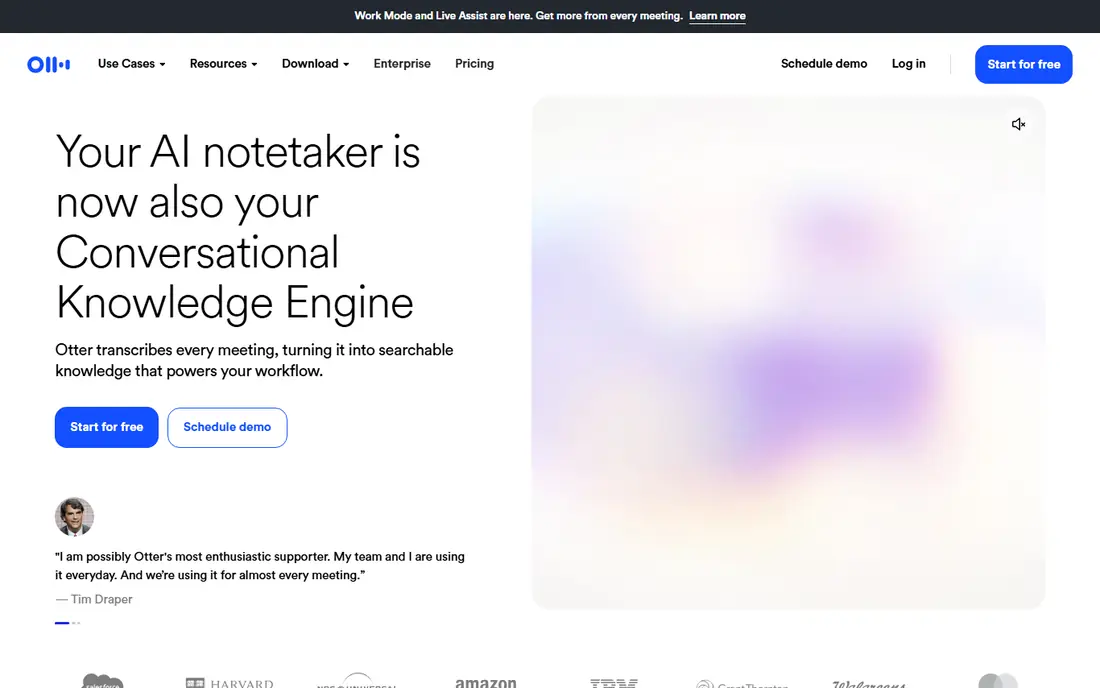Otter.ai website