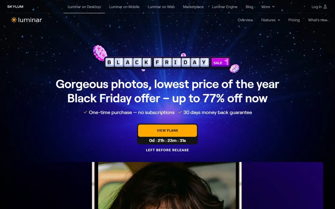 Luminar Neo website