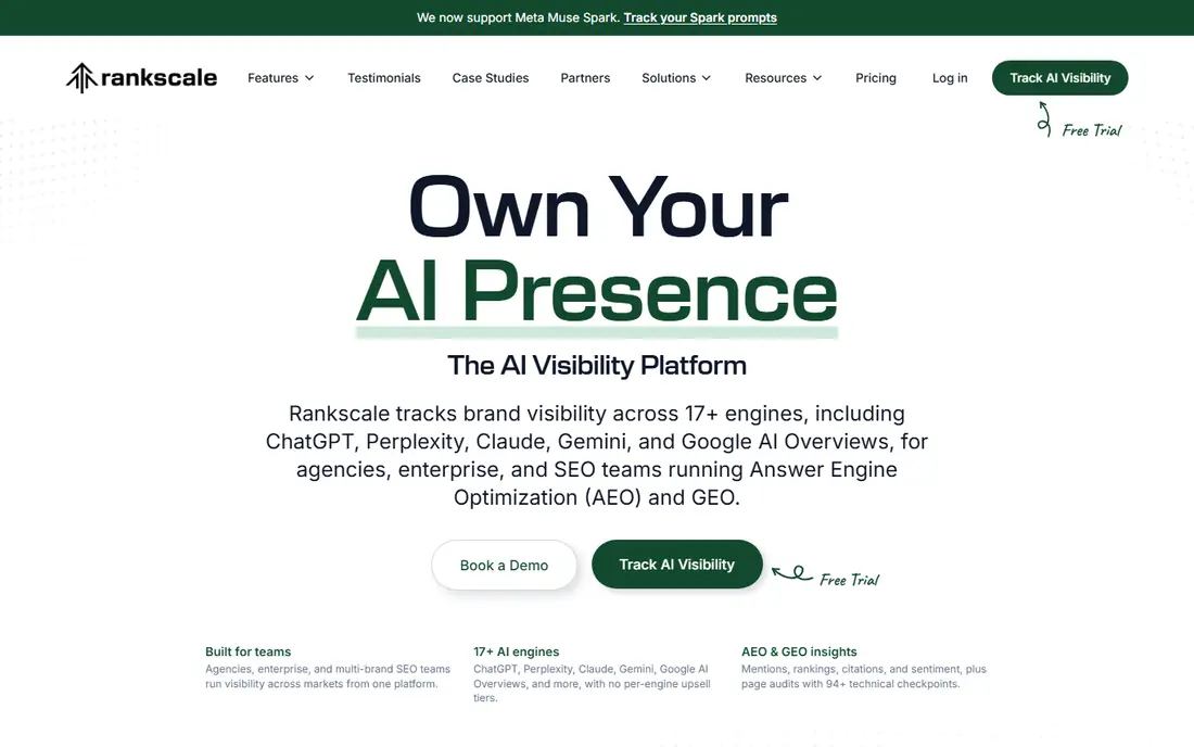 Rankscale website